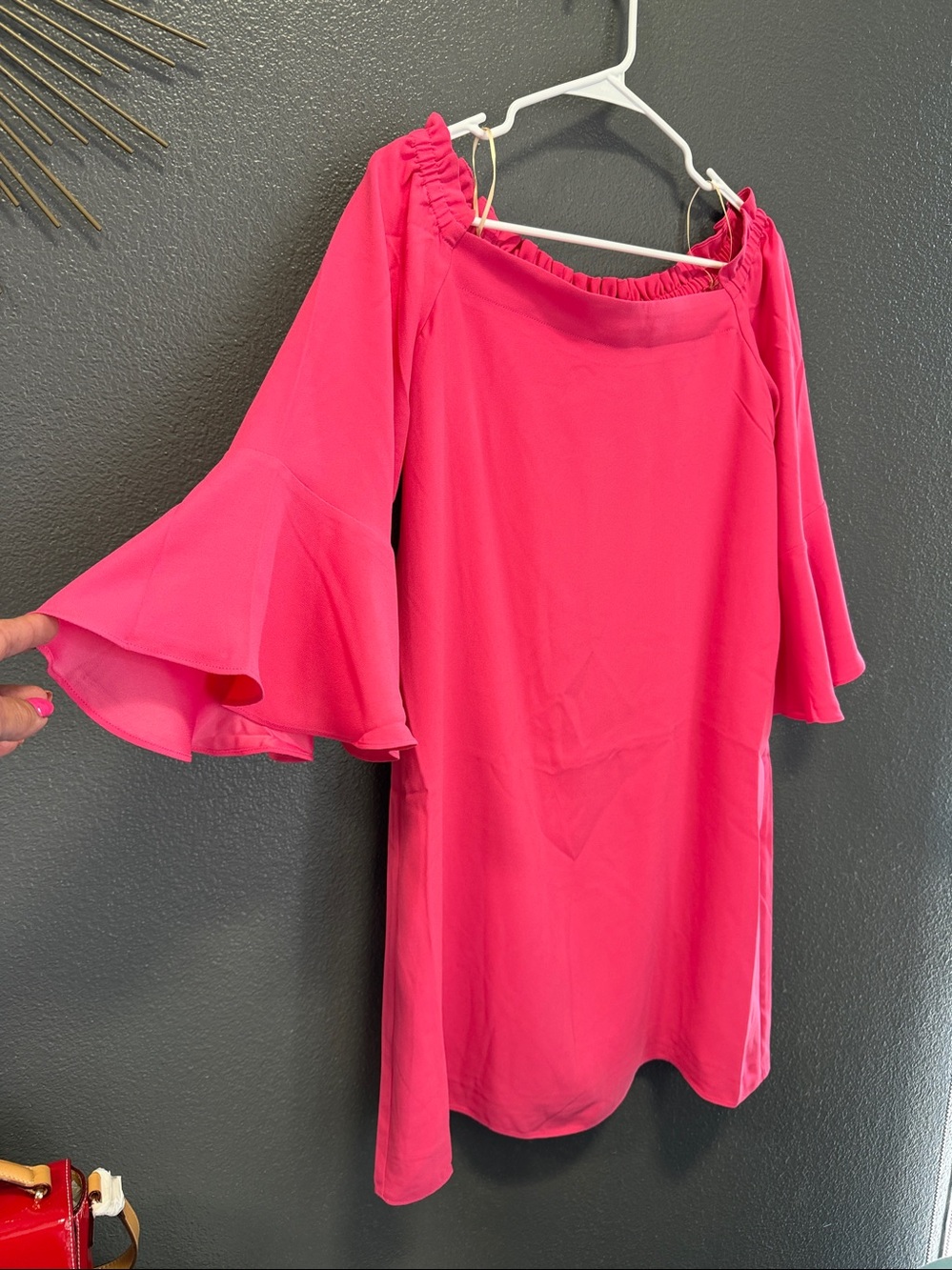 Trina Turk Knox Dress in Hot Pink . NEW with Tags / medium